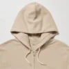 Dames-Hoodie met capuchon en doorlopende rits (gestreept)