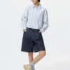 Dames Oxford Boxy Cropped Overhemd | Geruit