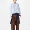 Dames Oxford Boxy Cropped Overhemd | Geruit