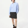 Dames Oxford Boxy Cropped Overhemd | Gestreepte