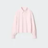 Dames Oxford Boxy Cropped Overhemd | Gestreepte