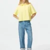 Dames Oxford Boxy Overhemd | Korte mouwen