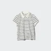 Dames Pique Mini Poloshirt | Gestreepte