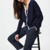 Dames Smart Ankle Pants | Pinstripe