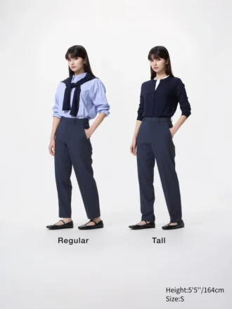 Dames Smart Ankle Pants | Pinstripe