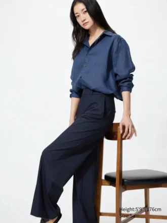 Dames Smart Wide Broeken | Gestreepte | Tall