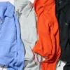Dames-sweater met halve rits