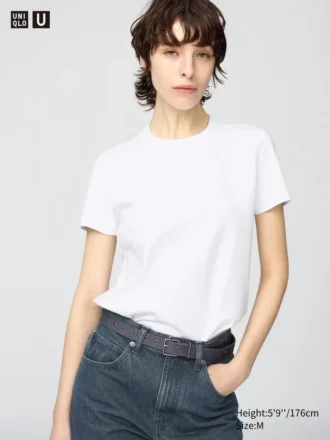 Dames-T-shirt met ronde hals