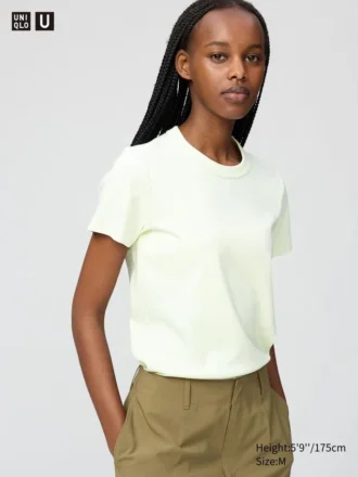 Dames-T-shirt met ronde hals