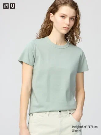 Dames-T-shirt met ronde hals