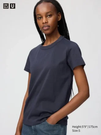 Dames-T-shirt met ronde hals