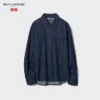 Damesdenimoverhemd met longsleeves