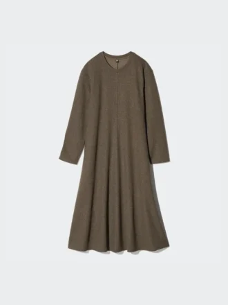 Damesjurk van geborsteld jersey