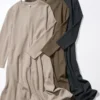Damesjurk van geborsteld jersey