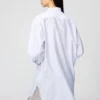 Damesoverhemd met opstaande kraag | Longsleeves