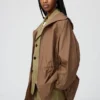 DamesParka’s met UV-bescherming, doorschijnend en oversized