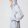 DamesParka’s met UV-bescherming, doorschijnend en oversized