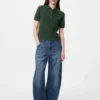 Damespoloshirt met korte mouwen