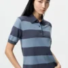 Damespoloshirts met korte mouwen | Gestreepte