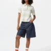 Damespoloshirts met korte mouwen | Gestreepte