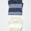 Damespoloshirts met korte mouwen | Gestreepte