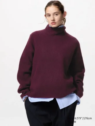 Damestrui van Souffle Yarn | Hoge hals