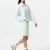 Denim halflange broek voor dames