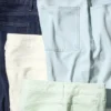 Denim halflange broek voor dames