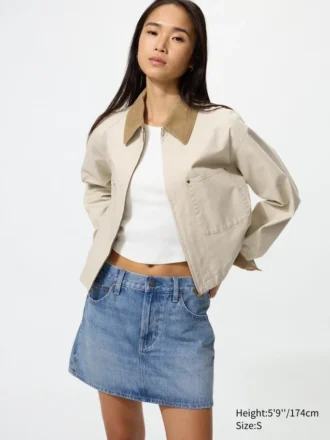 Denim minirok voor dames