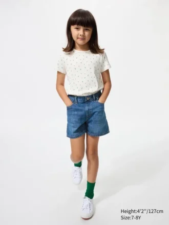 Denimshort voor kinderen