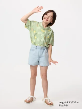 Denimshort voor kinderen