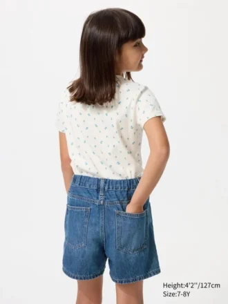 Denimshort voor kinderen