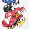 Disney Art UT grafisch T-shirt voor heren | Tovenaar Mickey Mouse