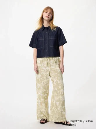 Drape Easy-broek voor dames | Bloem