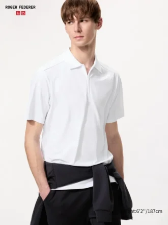 DRY-EX poloshirt met kwartritssluiting voor heren