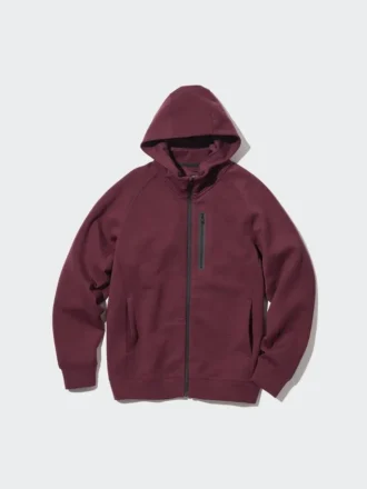 Dry Stretch Sweat-Hoodie met volledige ritssluiting voor heren