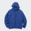 Dry Stretch Sweat-Hoodie met volledige ritssluiting voor heren