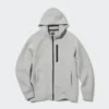 Dry Stretch Sweat-Hoodie met volledige ritssluiting voor heren