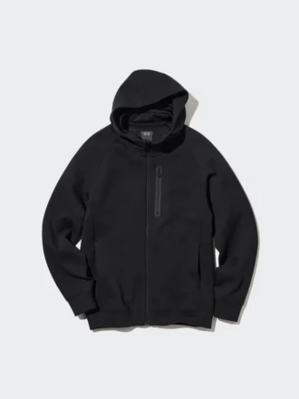 Dry Stretch Sweat-Hoodie met volledige ritssluiting voor heren