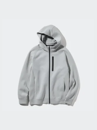 Dry Stretch Sweat-Hoodie met volledige ritssluiting voor heren