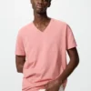 Dry T-shirt met V-hals voor heren