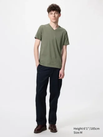 Dry T-shirt met V-hals voor heren