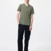 Dry T-shirt met V-hals voor heren