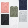 Dry T-shirt met V-hals voor heren