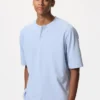 Dry Waffle Henley T-shirt voor heren