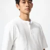 Dry Waffle Henley T-shirt voor heren