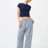Easy broek voor dames | Gingham
