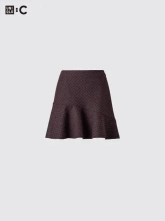 Flare-broekrok voor dames | Geruit
