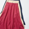 Flared rok van linnenmix voor dames