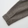 Fleece jersey overshirt voor heren